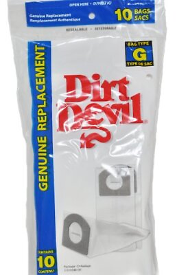 #ad Dirt Devil Hand Vac Style G Paper Vacuum Bags10 Per Pack $12.99