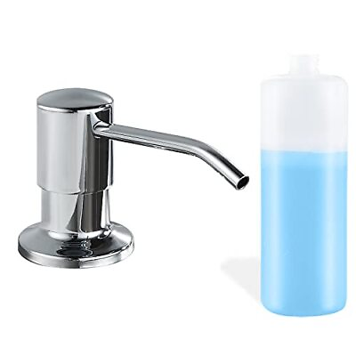 #ad Built In Soap Dispenser for Kitchen Sink Countertop Pump Head with Bottle $26.26