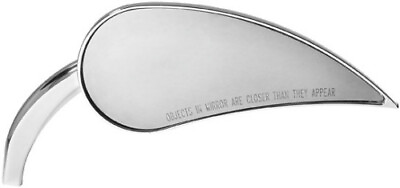 #ad Arlen Ness 13 091 Chrome Right Micro Die Cast Rad III Teardrop Mirror Right $80.96