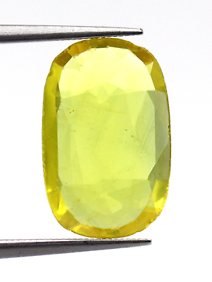 #ad Eye Clean VS Natural Dark Yellow Sapphire Cushion Cut Loose Gemstone 2.25 Ct $69.49