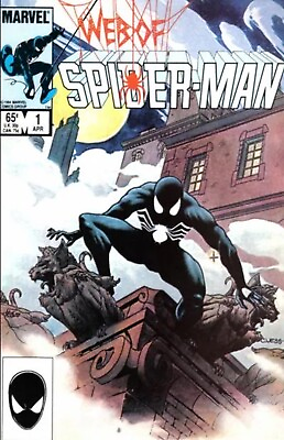 #ad WEB OF SPIDER MAN #1 1985 1ST PRINT COVER 1ST APPEARANCE OF VULTURIONS KEY $35.00