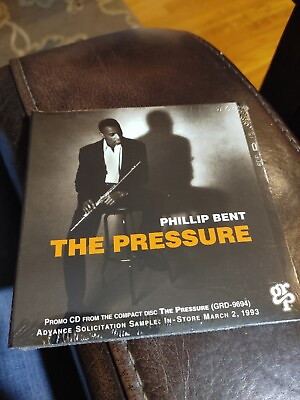 #ad Phillip Bent The Pressure Promo CD $19.80