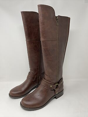 #ad GBG Los Angeles Women#x27;s Harlea Regular Calf Tall Riding Boots Size 6.5M $44.95