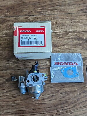 #ad #ad NEW Genuine HONDA Carburetor amp; Gasket GX160 5.5HP 16100 Z0T 921 OEM $42.65