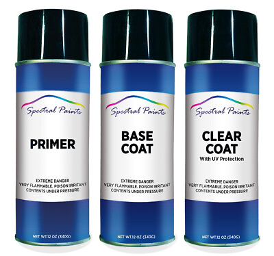 #ad For GMC 711J Sandalwood Met. Aerosol Paint Primer amp; Clear Compatible $62.99