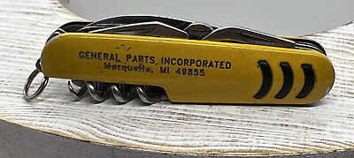 #ad Marquette WI Wisconsin GENERAL PARTS Auto Wholesale Advertise Knife Multi Tool $22.00