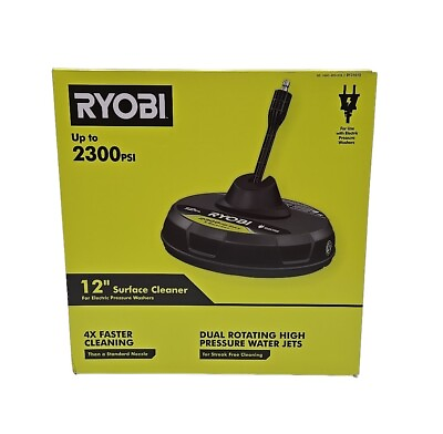 #ad RYOBI RY31012 12in 2300PSI Electric Pressure Washers Surface Cleaner OPEN BOX $39.99