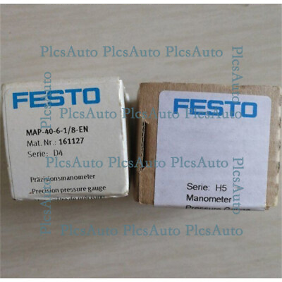 #ad one new festo MAP 40 6 1 8 EN Pressure gauge Fast Shipping $28.49
