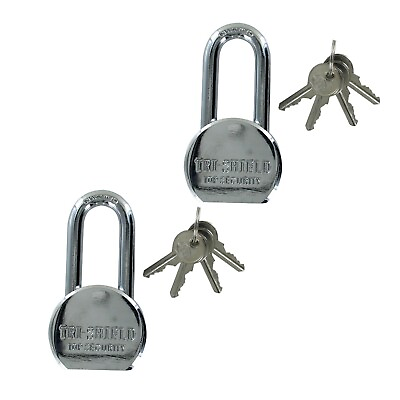 #ad #ad Pack of 2X Heavy Duty Master Lock Solid Steel Maximum Protection Padlock with 3K $16.99