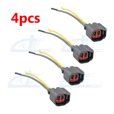#ad 4x Fuel Injector Harness Connector Pigtail for S824 S 824 1P1344 WPT 1051 PT2160 $6.79