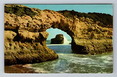 #ad Santa Cruz CA California Natural Bridge Swanton Beach Vintage Postcard $7.99