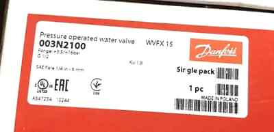 #ad 1PC Danfoss 003N2100 Pressure operated water valve WVFX 153.50 Brand New $302.00
