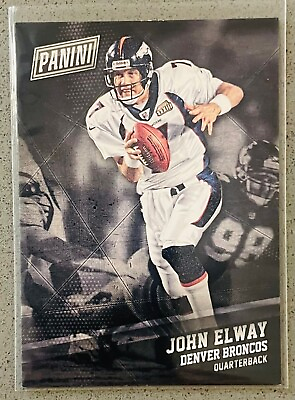 #ad 2017 Panini Black Friday Football NFL #44 John Elway Insert Card Broncos $4.99