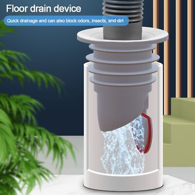 #ad Valve Seal Anti odor Water Pipe Plug Pipe Sealing Ring Floor Drain Drain Cover $7.70