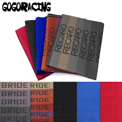 #ad All Color JDM Bride Recaro Interior Racing Car Seats Cover Fabric Cloth Material $37.99
