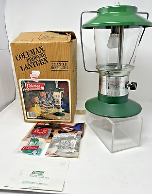 #ad Coleman Lantern 5114C700 Vintage Original Box 2 Mantle W Paperwork amp; New Mantles $39.99