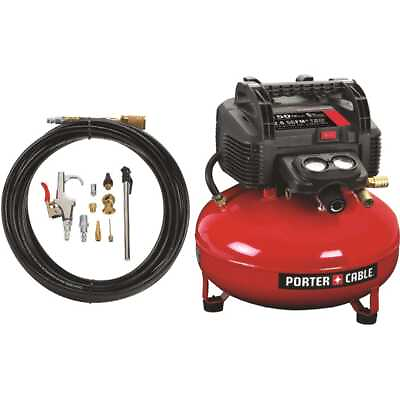 #ad Porter Cable 6 Gal. 150 PSI Portable Electric Air Compressor Kit $134.99