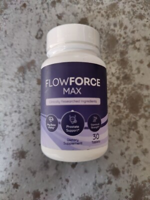#ad Flow Force Max Prostate Dietary Supplement 30 Capsules $19.99