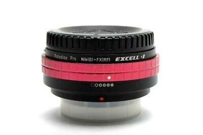 #ad Fotodiox Pro Excell 1 NIK G FX Nikon to Fujifilm FX Lens Mount Adapter #28046 $99.00