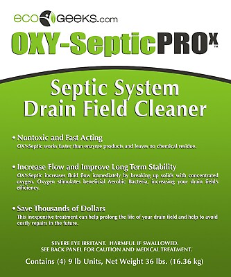 #ad ecoGeeks Oxy Septic Professional Drain Field Cleaner $175.00
