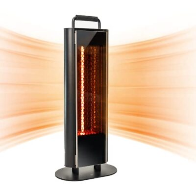 #ad EAST OAK 1200W Patio Heater Under Table Electric Heater with Double Sided Des... $68.21