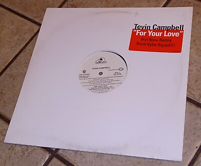 #ad Tevin Campbell For Your Love DJ PROMO SINGLE Vinyl Record Album RADIO STATION $4.99