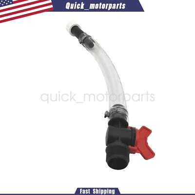 #ad Deluxe Racing Fuel Jug Filler Hose With Shutoff Valve New $6.23