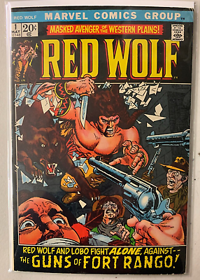 #ad Red Wolf #1 Marvel 6.0 FN 1972 $12.00