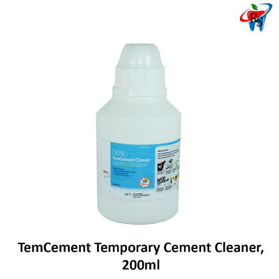 #ad HDI Denu TemCement Temporary Cement Cleaner 200ml Dental Cleaning Solution $27.90