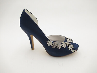 #ad ElegantPark Wedding Shoes for Bride High Heel Platform Bridal Shoes Size 7 $24.00
