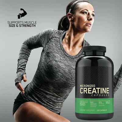 #ad Creatine monohydrate capsule for fitness muscle growth strength building $53.69