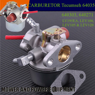 #ad Carburetor kit For 640350 6.5HP LAWNMOWER Carb TECUMSEH Gas Mixture For Engine $12.49