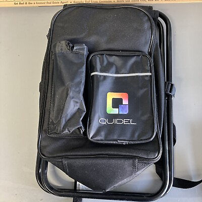 #ad Quidel Hiking Seat Backpack Metal Frame Black color insulated pack bottle holder $45.50