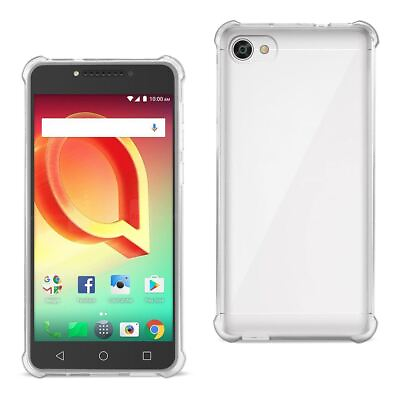 #ad #ad Reiko Alcatel Crave Clear Bumper Case with Air Cushion Protection in Clear Max $13.68