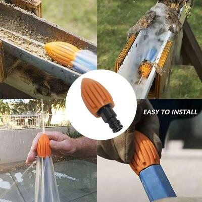 #ad Sewer Pressure Washer Nozzle Water Rocket Sewer Drains Flusher For Pipe Cleaning $12.99