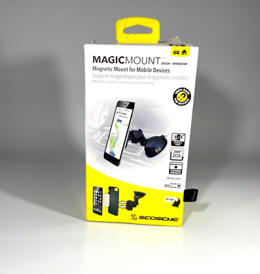 Scosche MagicMount Dash Window Magnetic Mobile Car Mount Black MAGWSM2 $16.99