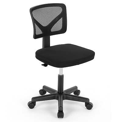 #ad Mesh Task Chair with Padded Seat for Home Office Black $33.01