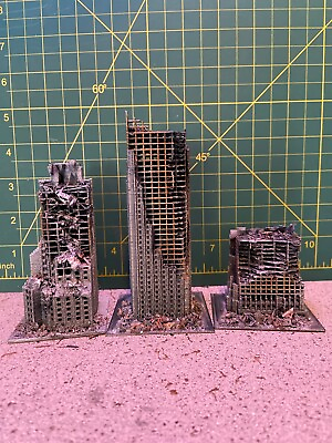 #ad #ad Eyepop Designs 3 Buildings 1 450 Scale works with NECA Sh Monsterarts $40.00