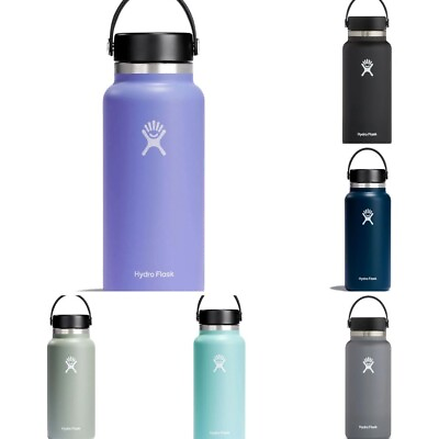 #ad HYDRO FLASK Water 32 Oz Bottle Wide Mouth Insulated Water Bottle $23.99