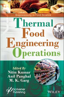 #ad Thermal Food Engineering Operations Hardcover by Kumar Nitin; Panghal Anil... $200.90