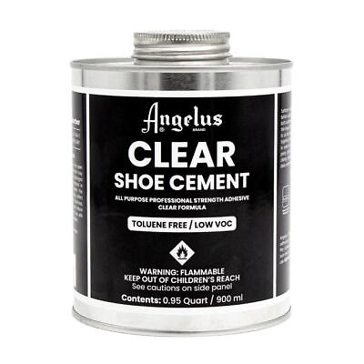 #ad Angelus Clear Shoe Cement 1 Quart $40.00