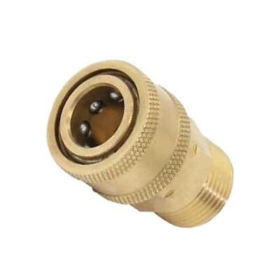 #ad Pressure Wash Quick Release M22 female to 1 4#x27;#x27; Male Brass Connector New $7.64