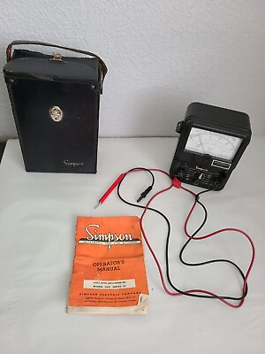 #ad Simpson 260 Series 3 Analog Volt Ohm Milliammeter AS IS For Parts Or Repair $69.99