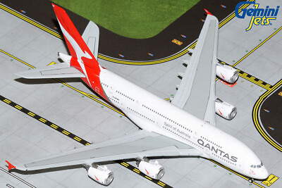 #ad Gemini Jets 1:400 Qantas Airbus A380 VH OQB GJQFA2075 IN STOCK $56.76