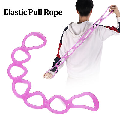 #ad Fitness Elastic Pull Rope Home Gym Multifunctional Yoga Shaping Workout 7 Hole $14.39