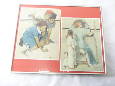 #ad Framed Norman Rockwell Prints quot;Marble Championquot; and other $149.99