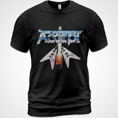 #ad Cotton Unisex T shirt Accept shirt Music Wolf Hoffmann Stalingrad X Rock Concert $17.99