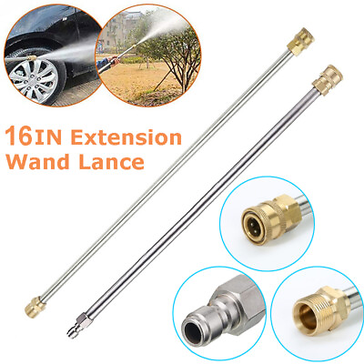 #ad High Pressure Washer Extension Wand 1 4 Inch Quick Connect Power Washer Lance $6.99