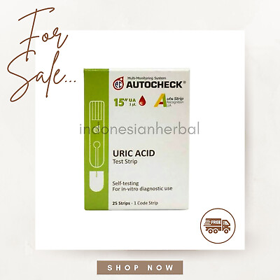 #ad Test for Strips AutoCheck Uric Acid Test Strips 1 Box 25 Strips $54.99