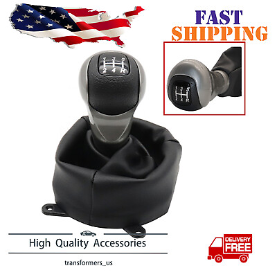 #ad Fit For Honda Civic 2006 2010 2011 5 Speed 1X new Gear Shift Knob With Boot $26.29